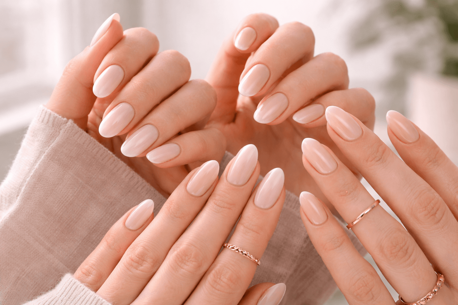 Moderne Nageldesign-Trends mit minimalistischen Farben und Formen